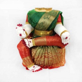 Ammavari Idol (Green with Orange Border) (12 Inchs)